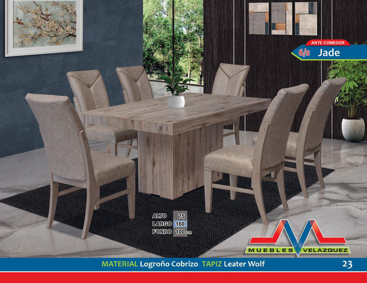 ANTECOMEDOR DE 6 JADE