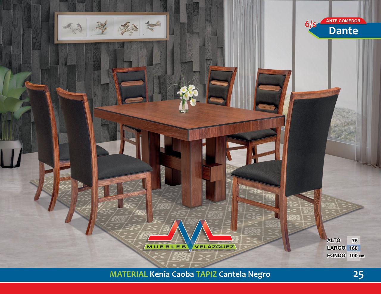 ANTECOMEDOR DE 6 DANTE