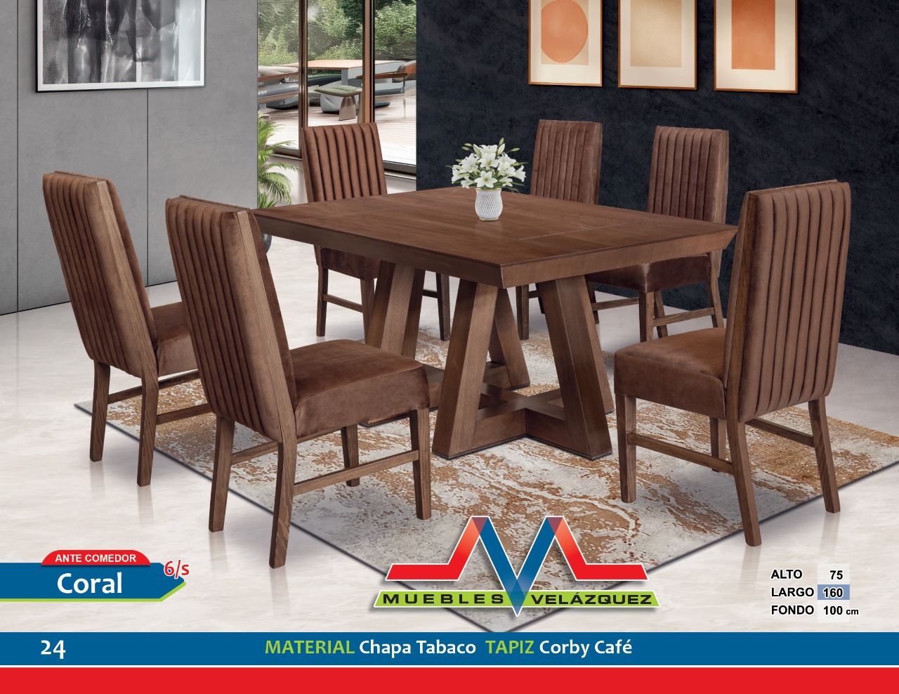 Antecomedor coral de 6